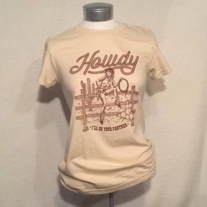 NWOT “Howdy” Cowgirl Tee Shirt